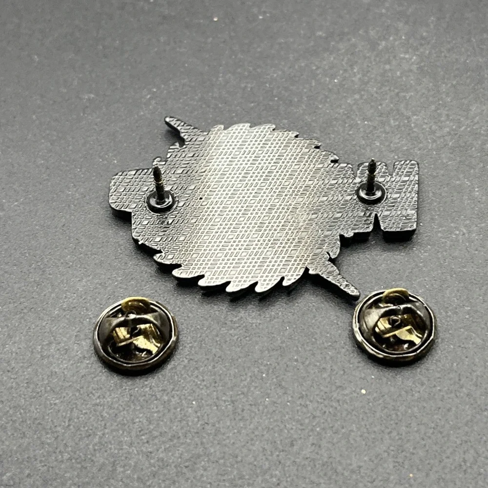 W.A.S.P. Heavy Metal Rock Band Logo Silver Tone Lapel Hat‎ Pin